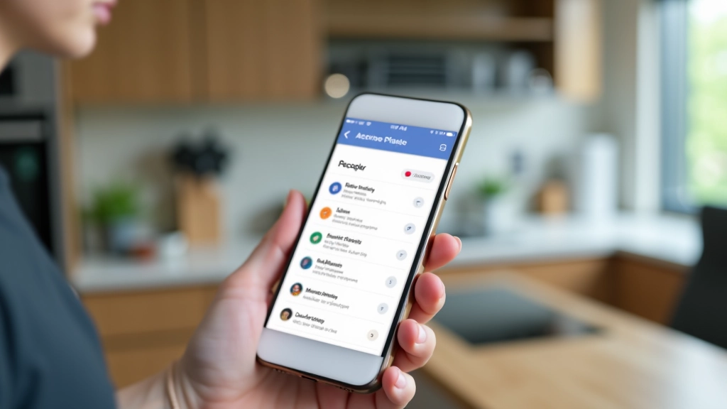 Smartphone showing subscription management app with multiple active services listed